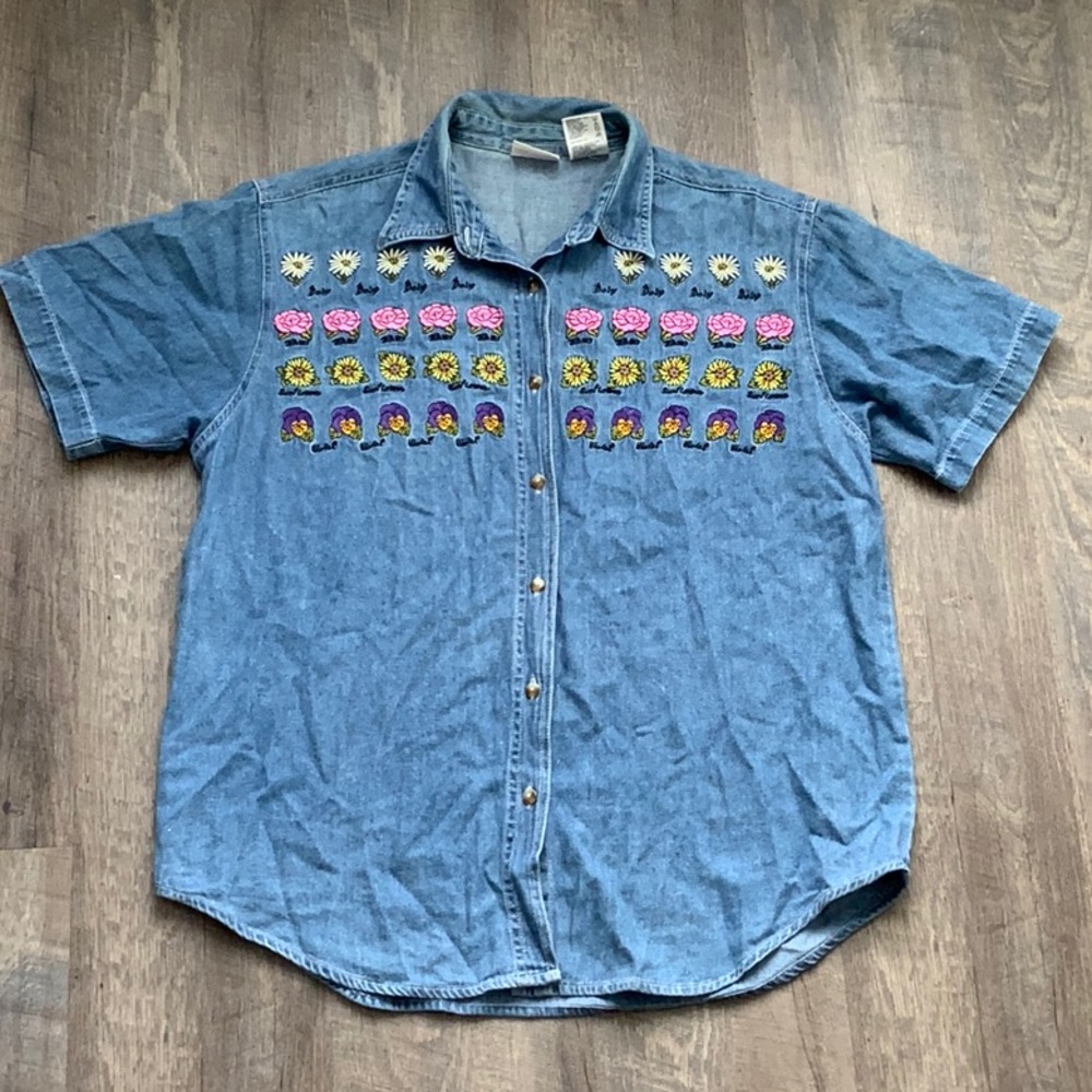 Vintage Bobbie Brooks Floral Shirt